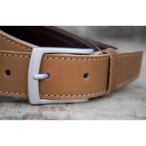 CEINTURE CUIR CAMEL| La french